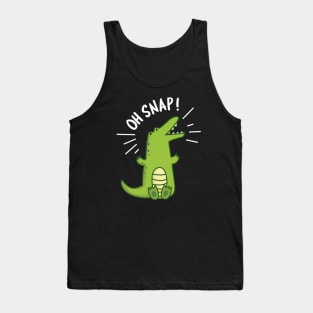 Oh Snap Cute Crocodile Pun Tank Top